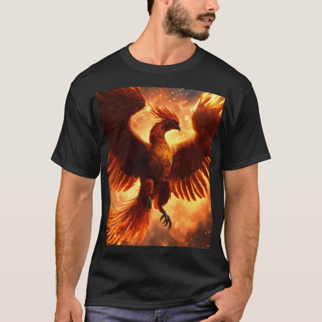 camisa preta de algodão (Frente)