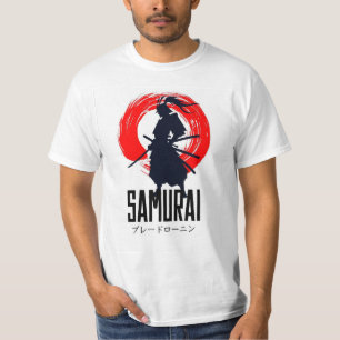 Camisa Preta e Verde Cabeça de Samurai – Urban War