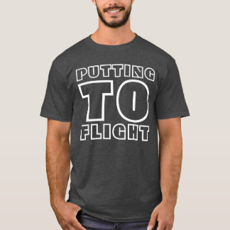 Camisa Preta Escura em Voo