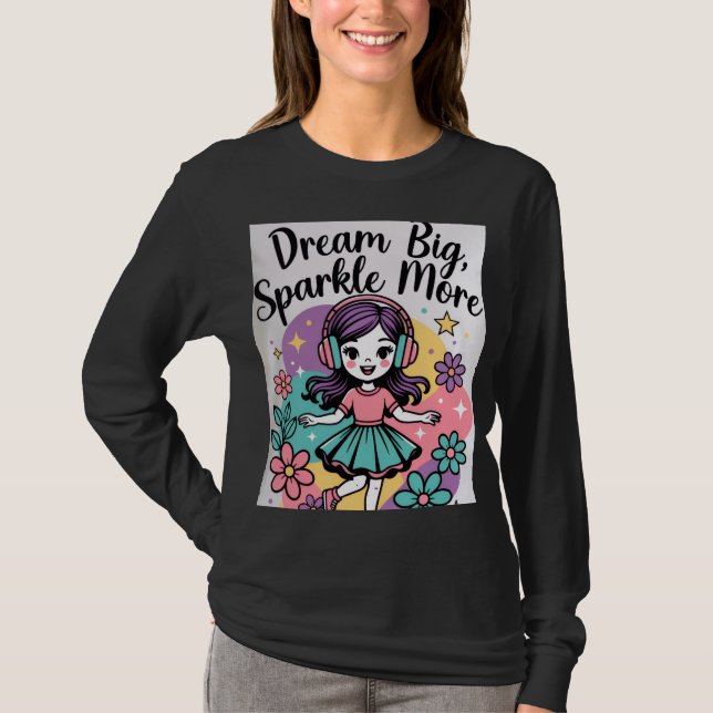 Camisa preta manga longa (Frente)