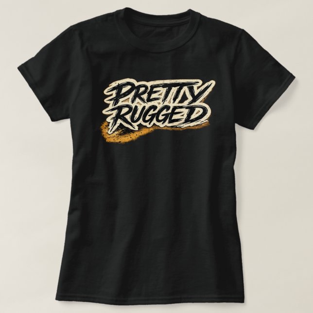 CAMISA PRETTY RUGGED SPRAY PAINT LOGO COM ESTILO Á (Frente do Design)