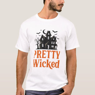 Camisa Pretty Wicked Vintage Halloween Casa Assomb