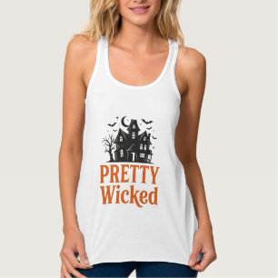 Camisa Pretty Wicked Vintage Halloween Casa Assomb