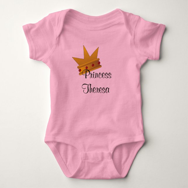 Camisa princesa personalizada - O primeiro chá do  (Frente)
