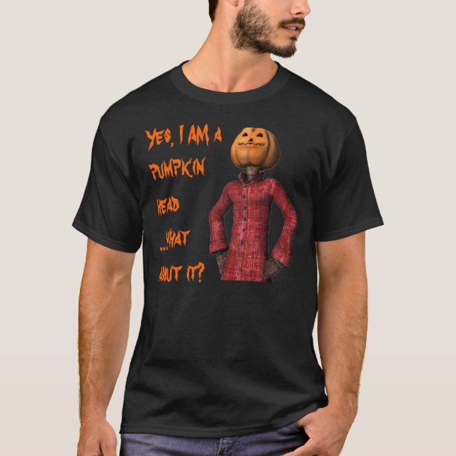 Camisa principal da atitude da abóbora (Frente)