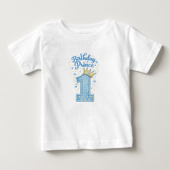 Camisa Principe 1 Aniversário (Frente)