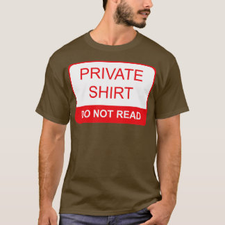 Camisa Privada Não Lida