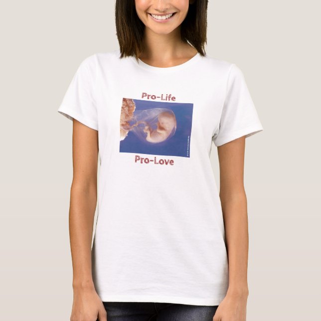 Camisa Pro-Life Pro-Love (Frente)