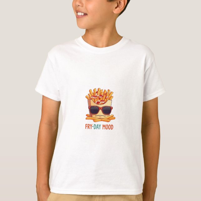 Camisa projetada para o humor do dia de sexta-feir (Frente)