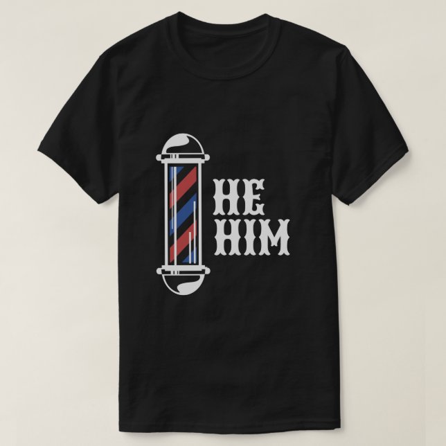 Camisa Pronoun HE/HIM (Frente do Design)