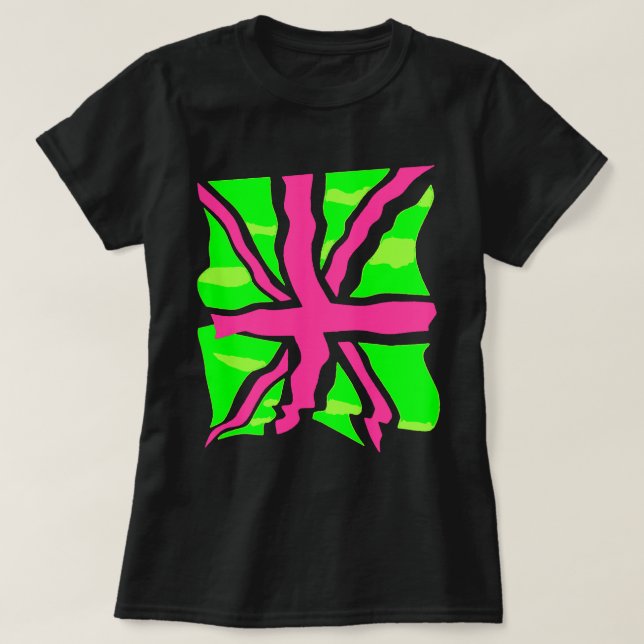 CAMISA PUNK UK BANDEIRA BRITÂNICA (Frente do Design)