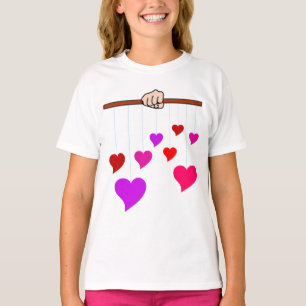 Camisa Puppeteer de Amor para Crianças