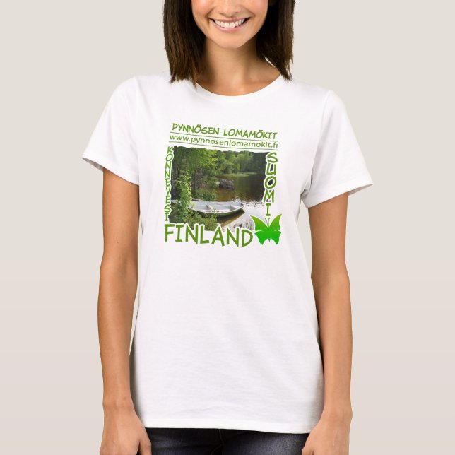 Camisa Pynnösen Lomamökit - escolha estilo (Frente)