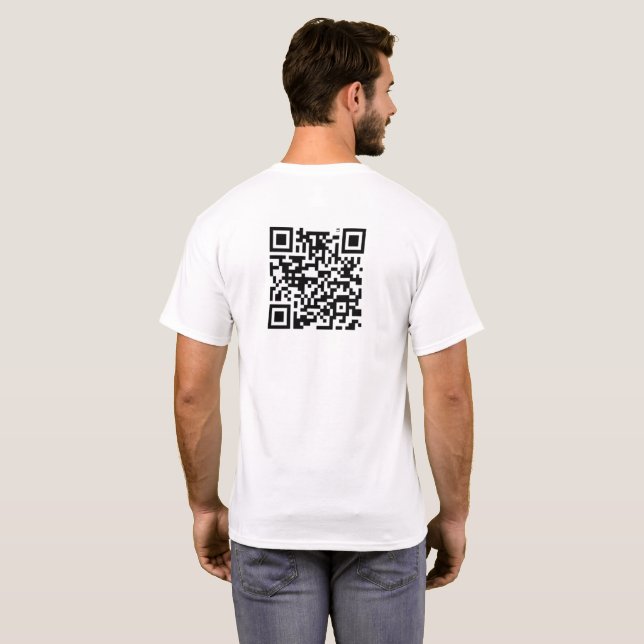 Camisa QR do Troll YMCA Trump (Parte Traseira Completa)