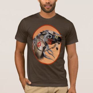 Camisa quadro do cavalo de guerra