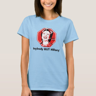 Camisa qualquer um mas de Hillary Anti-Hillary
