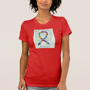 Camisa Quebra-cabeça de Fita de Sensibilização
