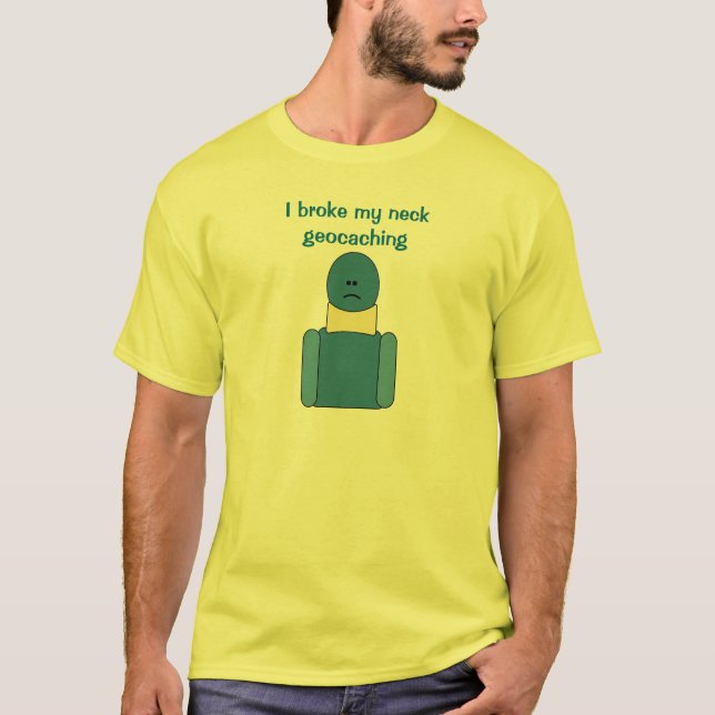 Camisa quebrada Cacher extrema engraçada de (Frente)