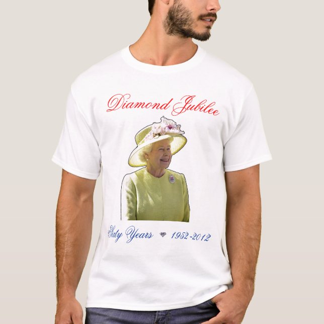 Camisa Queens Diamond Jubilee 60 Anos (Frente)
