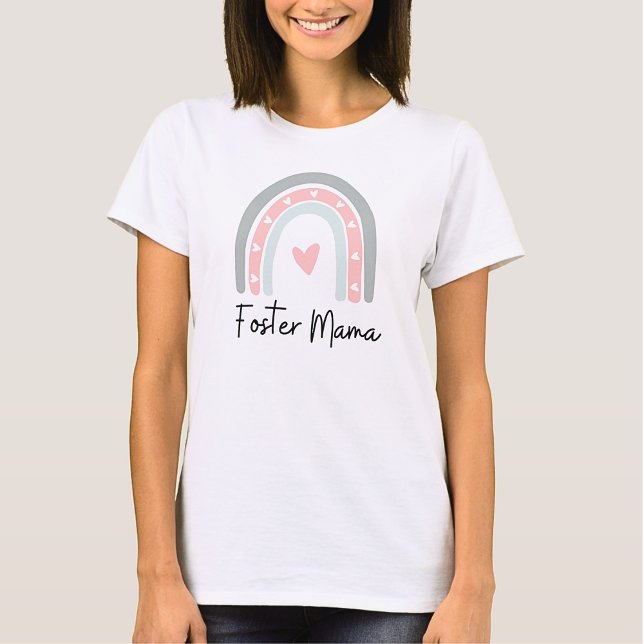 Camisa Rainbow Foster Mama (Criador carregado)