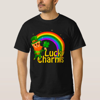 Camisa Rainbow Lucky Charms, Dia de São Patrício,