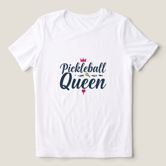 Camisa Rainha do Pickleball 👑🏓 | Blusa de Pickle (Design frontal)