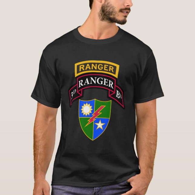 Camisa Ranger Do Exército 3Rd Ranger Shirt Tab Dui (Frente)