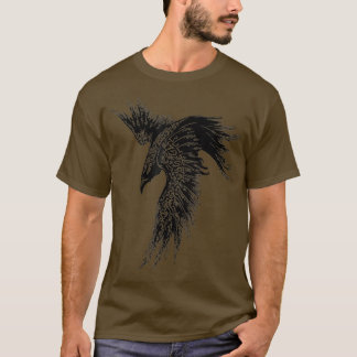 Camisa Raven Homem Garota Mulher camiseta camiseta