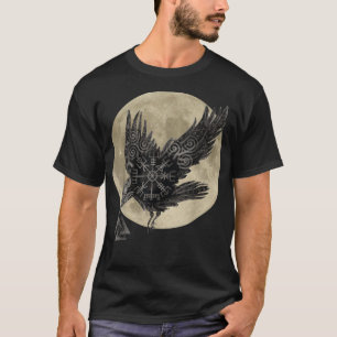 Camisa Raven Men Girl tshirt Mulheres Gótico Bir