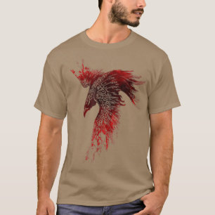 Camisa Raven Men Girl tshirt Mulheres Gótico Bir