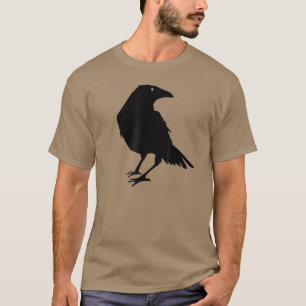 Camisa Raven Men Girl tshirt Mulheres Gótico Bir