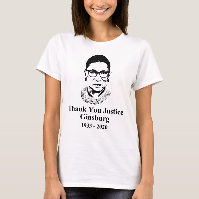 Camisa RBG Notoriamente I Discorda RBG| Ruth Bader (Frente)