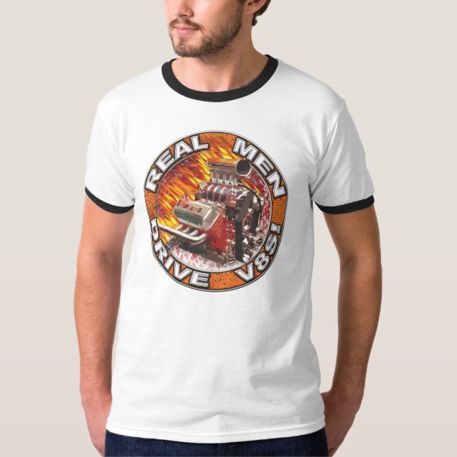 Camisa real da campainha da movimentação V8s dos (Frente)