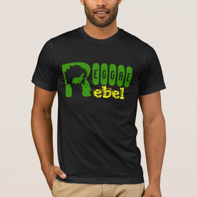 Camisa rebelde de Jamaica T da reggae (Frente)