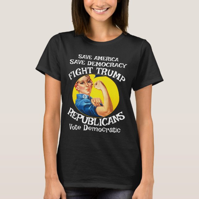 Camisa Receita de Biscoito Trump FW FV HG EUA (Frente)