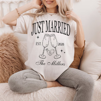 Camisa Recém-Casados, Camisas Personalizadas de No