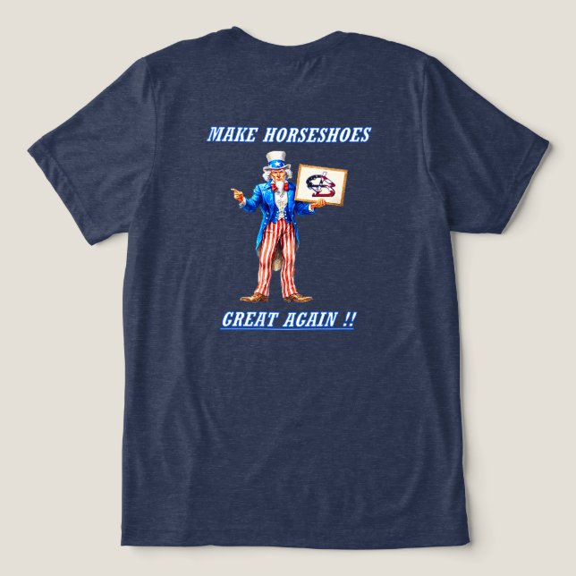 Camisa Regata Horseshoe Pitching Great Again (Verso do Design )