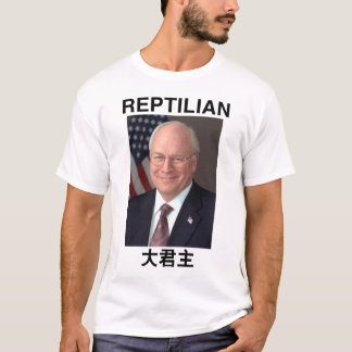 Camisa Reptilian Dick Cheney Overlord