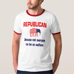 Camisa republicana engraçada do bem-estar
