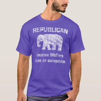 Camisa republicana engraçada do bem-estar