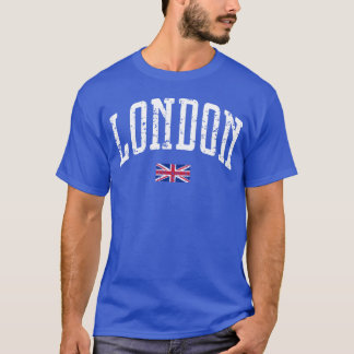 Camisa retrô da bandeira de Londres