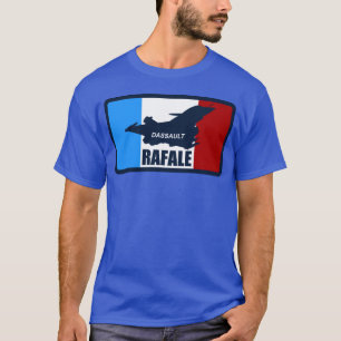 Camisa retrô Dassault Rafale 80s