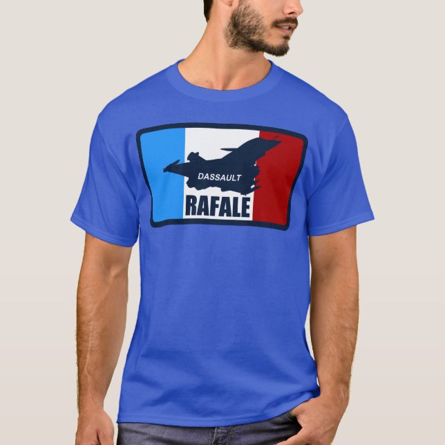 Camisa retrô Dassault Rafale 80s (Frente)
