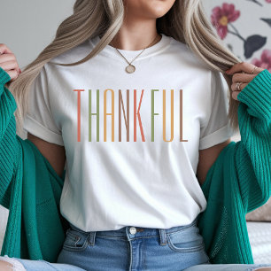 Camisa Retrô de Ação de Graças para Família para E