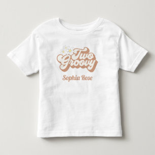 Camisa retrô de aniversário de duas garotas descol