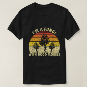 Camisa retrô de Cogumelo com 'Eu sou um Fungo com