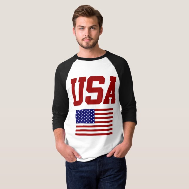 CAMISA RETRÔ ESTILO VINTAGE EUA (Frente Completa)