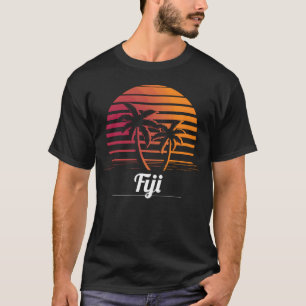 Camisa retrô Fiji anos 70 80 presente para garota