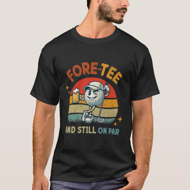 Camisa Retro Fore Golfe Aniversário 40 Anos (Frente)