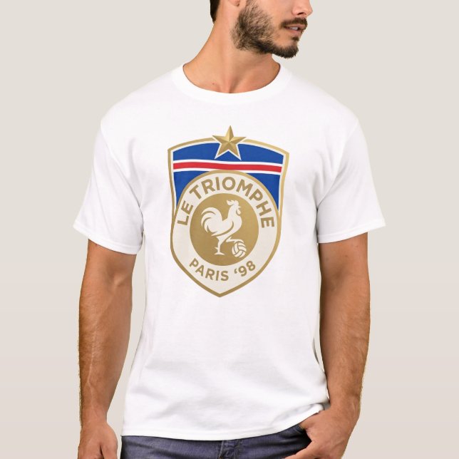 Camisa Retro França Copa do Mundo 1998 (Frente)